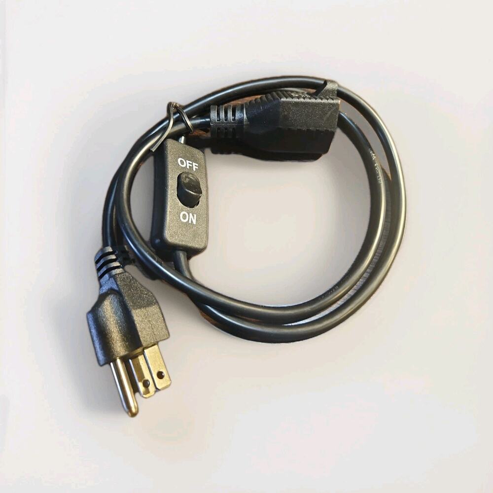 120v Switchable Extension Cord 3.28 Feet